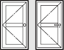 かまちドア 腰パネル付き／片開き かまちC型